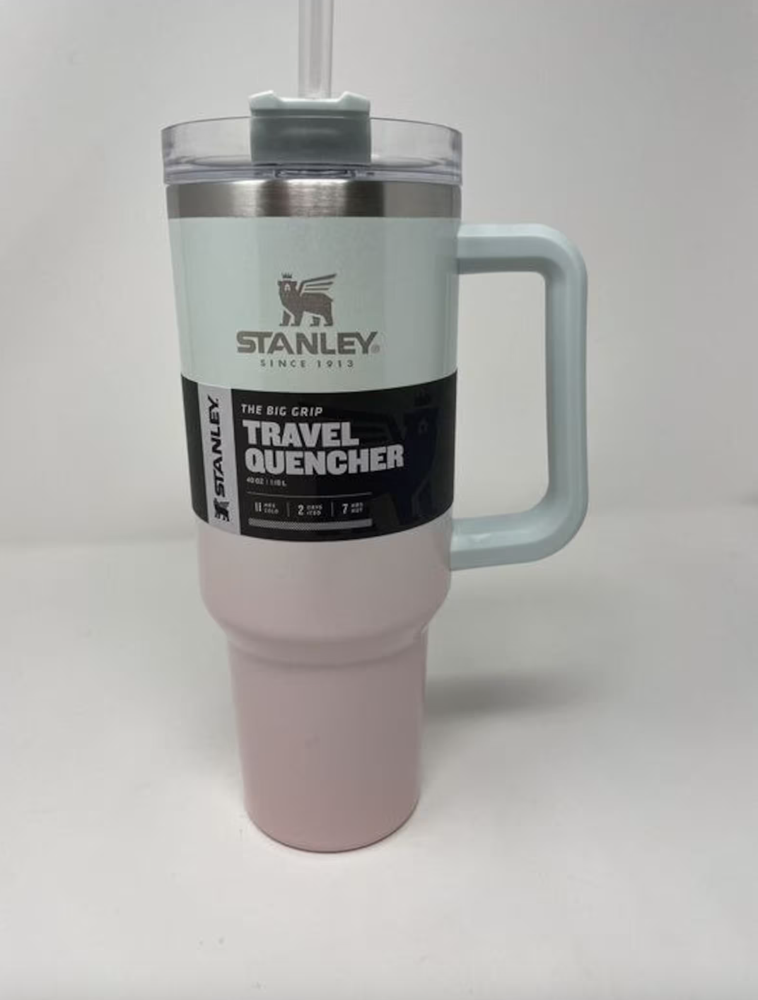 Stanley 40 store oz quencher tumbler Spearmint parfait ombre